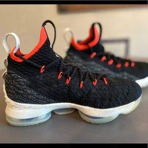 Nike LeBron 15 Bright Crimson size 7